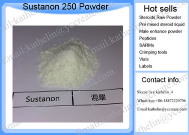 Steroid Raw Powder /Pre Mixed Injectable Anabolic Gear / Sustanon 250 Mg / Ml Liquid Testosterone Blend For Massive
