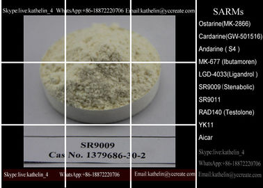 Selective Androgen Receptor Modulator Sarms Powder CAS 1379686-30-2 SR9009 / Stenabolic For Endurance And Fat Loss