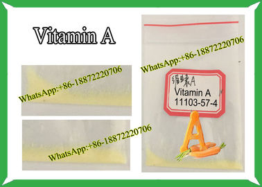 Yellow Powder Nutritional Organic  Vitamin A For Growth And Developement CAS NO.68-26-8