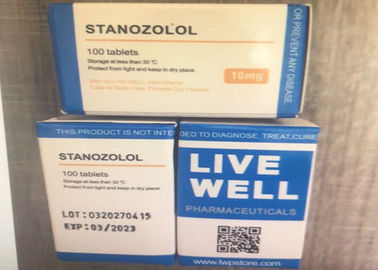 CAS 10418-03-8 Stanozolol / Winstrol Oral Anabolic Steroids